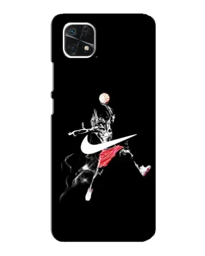 Чехол для Samsung Galaxy A22 5G с картинкой «Jordan Jumpman» Чехол для Samsung Galaxy A22 5G с картинкой «Jordan Jumpman»