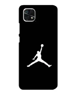 Чехол для Samsung Galaxy A22 5G с картинкой «Jordan Silhouette»