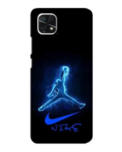 Чехол для Samsung Galaxy A22 5G с картинкой «Jordan Neon Blue» Чехол для Samsung Galaxy A22 5G с картинкой «Jordan Neon Blue»