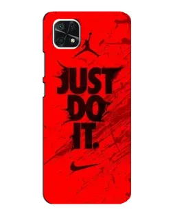 Чехол для Samsung Galaxy A22 5G с картинкой «Nike Just Do It»