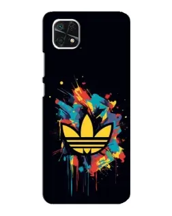 Чехол для Samsung Galaxy A22 5G с картинкой «Adidas Splash»
