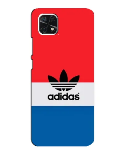 Чехол для Samsung Galaxy A22 5G с картинкой «Ретро блоки Adidas» Чехол для Samsung Galaxy A22 5G с картинкой «Ретро блоки Adidas»