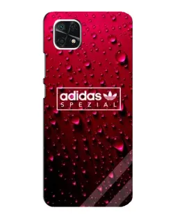 Чехол для Samsung Galaxy A22 5G с картинкой «Adidas Gold Marble»