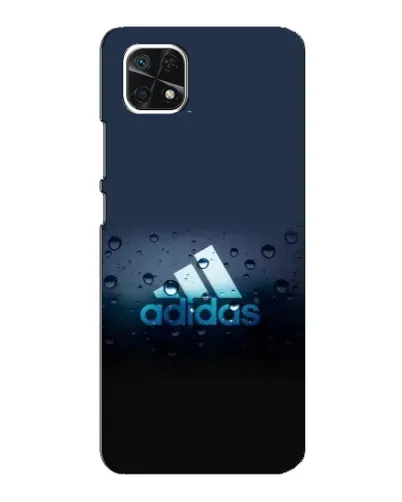 Чехол для Samsung Galaxy A22 5G с картинкой «Adidas Water Drops» Чехол для Samsung Galaxy A22 5G с картинкой «Adidas Water Drops»