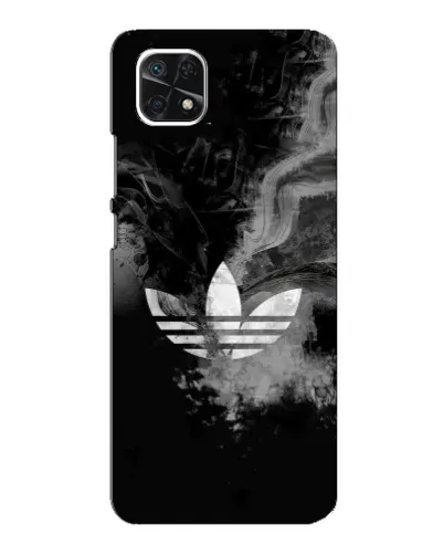 Чехол для Samsung Galaxy A22 5G с картинкой «Абстрактный дым Adidas» Чехол для Samsung Galaxy A22 5G с картинкой «Абстрактный дым Adidas»