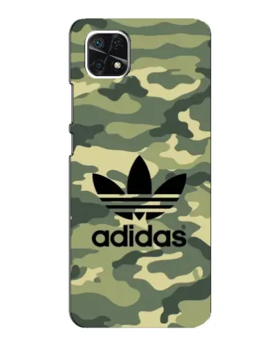 Чехол для Samsung Galaxy A22 5G с картинкой «Милитари стиль Adidas» Чехол для Samsung Galaxy A22 5G с картинкой «Милитари стиль Adidas»