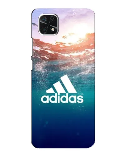 Чехол для Samsung Galaxy A22 5G с картинкой «Океанская глубина адидас» Чехол для Samsung Galaxy A22 5G с картинкой «Океанская глубина адидас»