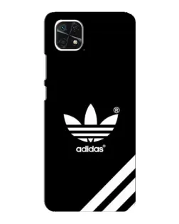 Чехол для Samsung Galaxy A22 5G с картинкой «Adidas с диагональными полосами»