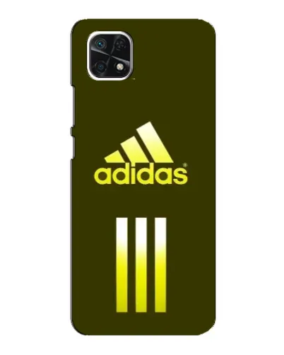 Чехол для Samsung Galaxy A22 5G с картинкой «Оливковый градиент Adidas» Чехол для Samsung Galaxy A22 5G с картинкой «Оливковый градиент Adidas»
