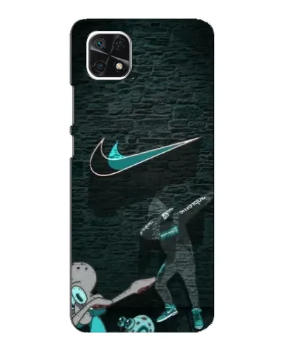 Чехол для Samsung Galaxy A22 5G с картинкой «Спортивный арт Nike» Чехол для Samsung Galaxy A22 5G с картинкой «Спортивный арт Nike»