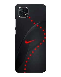 Чехол для Samsung Galaxy A22 5G с картинкой «Абстрактный дизайн Nike»