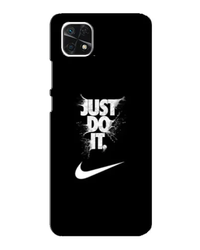 Чехол для Samsung Galaxy A22 5G с картинкой «Текстовый принт Nike» Чехол для Samsung Galaxy A22 5G с картинкой «Текстовый принт Nike»