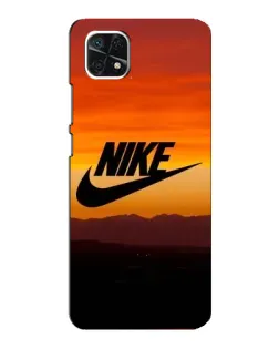 Чехол для Samsung Galaxy A22 5G с картинкой «Nike — вечерний горизонт»