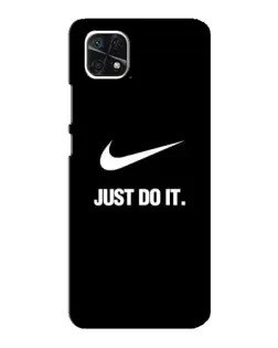 Чехол для Samsung Galaxy A22 5G с картинкой «Классический принт Nike»