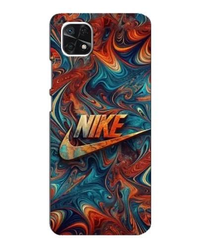 Чехол для Samsung Galaxy A22 5G с картинкой «Nike в абстракции» Чехол для Samsung Galaxy A22 5G с картинкой «Nike в абстракции»