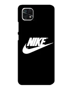 Чехол для Samsung Galaxy A22 5G с картинкой «Мазки краски Nike»