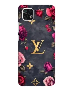 Чехол для Samsung Galaxy A22 5G с картинкой «Цветочный Louis Vuitton»