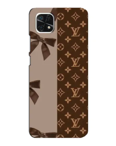 Чехол для Samsung Galaxy A22 5G с картинкой «Louis Vuitton — банты»