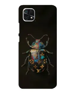 Чехол для Samsung Galaxy A22 5G с картинкой «LV — мраморный принт»