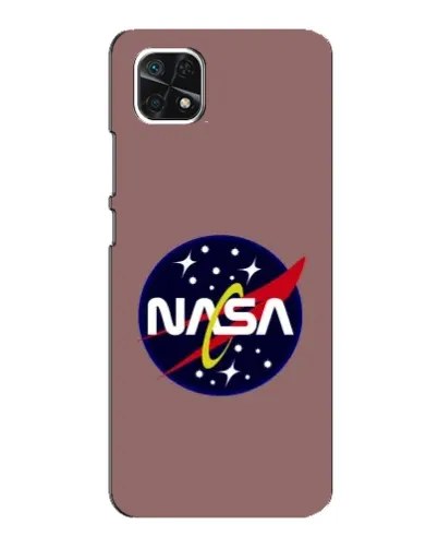 Чехол для Samsung Galaxy A22 5G с картинкой «NASA — ретро космос»