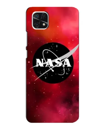 Чехол для Samsung Galaxy A22 5G с картинкой «NASA — красная туманность»
