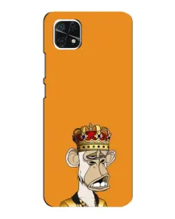 Чохол для Samsung Galaxy A22 5G з картинкою «Золота мавпа Bored Ape»