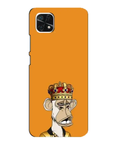 Чехол для Samsung Galaxy A22 5G с картинкой «Золотая обезьяна Bored Ape»