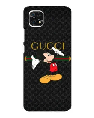 Чехол для Samsung Galaxy A22 5G с картинкой «Микки Маус Gucci»