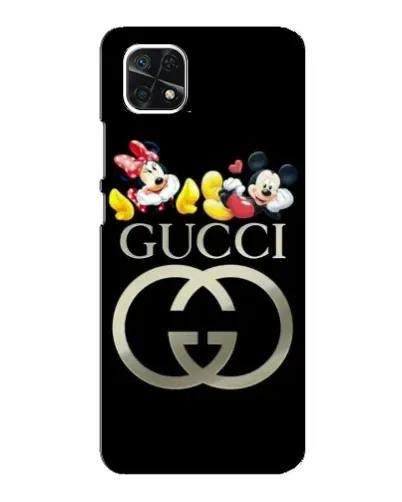 Чехол для Samsung Galaxy A22 5G с картинкой «Gucci — герои Disney»