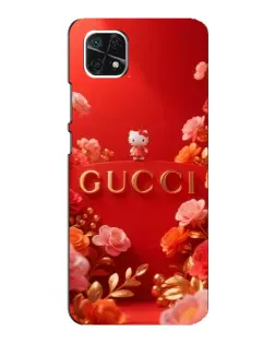 Чехол для Samsung Galaxy A22 5G с картинкой «Gucci — золотой сад»