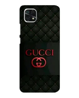 Чехол для Samsung Galaxy A22 5G с картинкой «Gucci — стеганый черный»