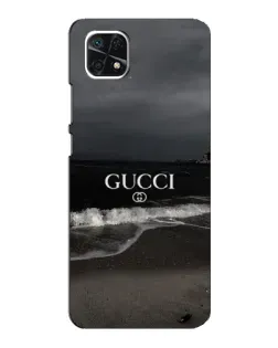 Чехол для Samsung Galaxy A22 5G с картинкой «Gucci — морской прибой»