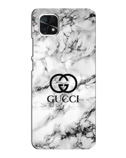 Чехол для Samsung Galaxy A22 5G с картинкой «Gucci — мраморный шик»