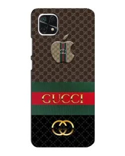 Чехол для Samsung Galaxy A22 5G с картинкой «Gucci — брендированный десерт»