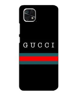 Чехол для Samsung Galaxy A22 5G с картинкой «Gucci — красный пояс»