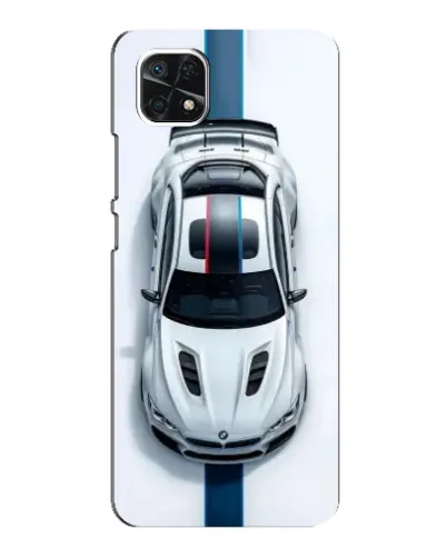 Чехол для Samsung Galaxy A22 5G с картинкой «Вид сверху — BMW M»