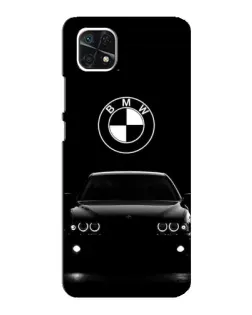 Чехол для Samsung Galaxy A22 5G с картинкой «BMW — взгляд из темноты»