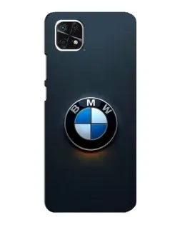 Чехол для Samsung Galaxy A22 5G с картинкой «Логотип BMW — минимализм»