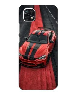Чехол для Samsung Galaxy A22 5G с картинкой «BMW на красной дорожке»