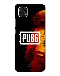 Чохол для Samsung Galaxy A22 5G з картинкою «Яскравий логотип PUBG»