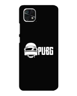 Чехол для Samsung Galaxy A22 5G с картинкой «PUBG — классический лого»