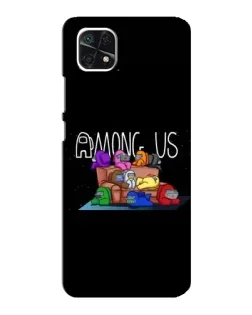 Чохол для Samsung Galaxy A22 5G з картинкою «Логотип Among Us»