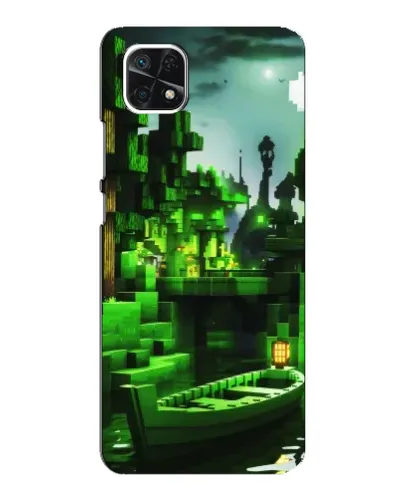 Чехол для Samsung Galaxy A22 5G с картинкой «Minecraft лесной пейзаж» Чехол для Samsung Galaxy A22 5G с картинкой «Minecraft лесной пейзаж»