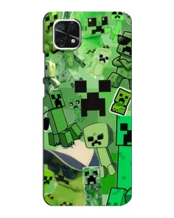 Чохол для Samsung Galaxy A22 5G з картинкою «Кріпери Minecraft» Чохол для Samsung Galaxy A22 5G з картинкою «Кріпери Minecraft»