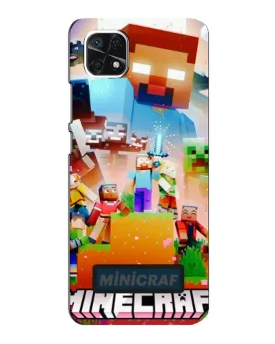 Чехол для Samsung Galaxy A22 5G с картинкой «Minecraft герои игры» Чехол для Samsung Galaxy A22 5G с картинкой «Minecraft герои игры»