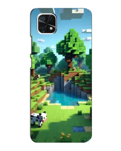 Чехол для Samsung Galaxy A22 5G с картинкой «Minecraft летний день» Чехол для Samsung Galaxy A22 5G с картинкой «Minecraft летний день»