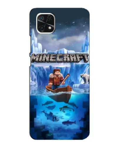 Чехол для Samsung Galaxy A22 5G с картинкой «Minecraft ледяной мир» Чехол для Samsung Galaxy A22 5G с картинкой «Minecraft ледяной мир»