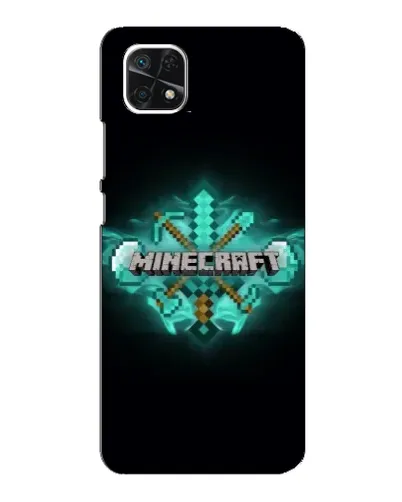 Чехол для Samsung Galaxy A22 5G с картинкой «Minecraft Diamond лого» Чехол для Samsung Galaxy A22 5G с картинкой «Minecraft Diamond лого»