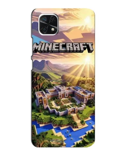 Чехол для Samsung Galaxy A22 5G с картинкой «Minecraft панорама» Чехол для Samsung Galaxy A22 5G с картинкой «Minecraft панорама»