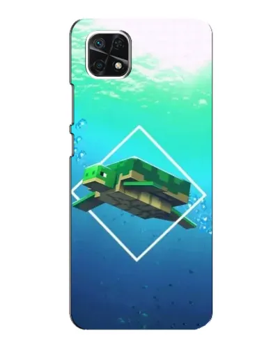 Чехол для Samsung Galaxy A22 5G с картинкой «Черепаха Minecraft» Чехол для Samsung Galaxy A22 5G с картинкой «Черепаха Minecraft»